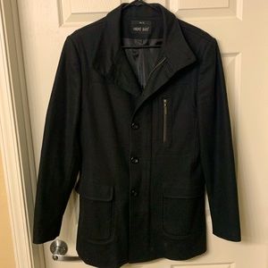 Andre Badi Peacoat style - black